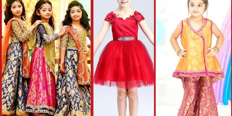 How To Make Simple Party Wear Dress For Kids