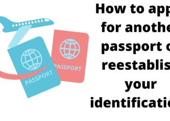 How to apply for another passport or reestablish your identification