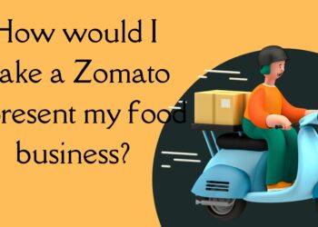 How would I make a Zomato represent my food business?