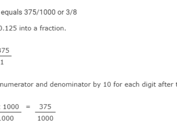 .375 as a fraction