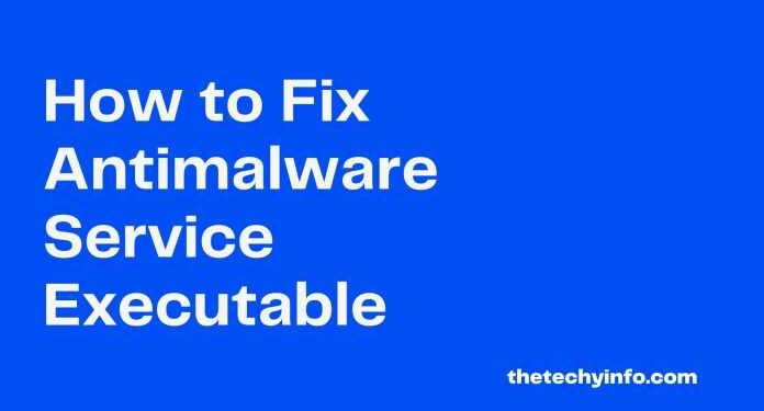 antimalware service executable