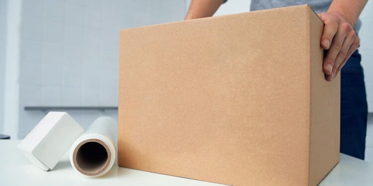 cardboard boxes