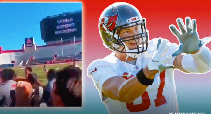 rob gronkowski guinness world record