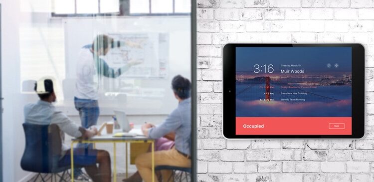 conference room schedule display